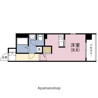 スワンズ大阪アクシオン【4階】の間取り