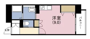 大阪府大阪市此花区西九条3丁目【マンション】の間取り