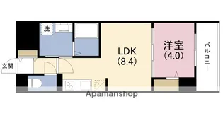 幸 COURT TSUKAMOTO【7階】の間取り