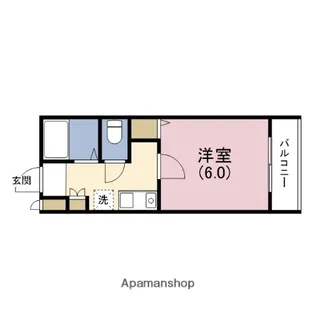 ブレス福寿【6階】の間取り