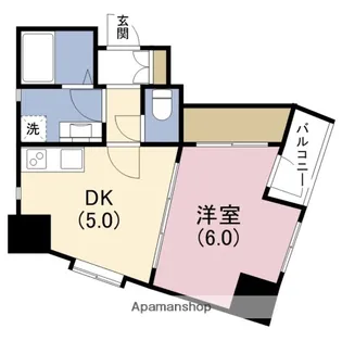 サンハイツ西九条【7階】の間取り