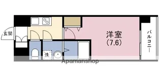 1Kの間取り画像