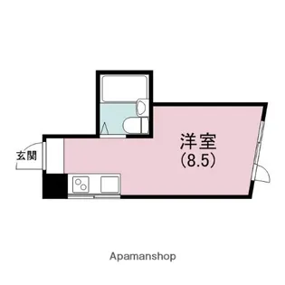 ベルビー豊田【2階】の間取り