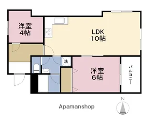 エクセルウィーン塚本【5階】の間取り