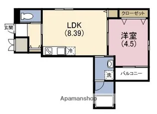 La vita 姫里【2階】の間取り