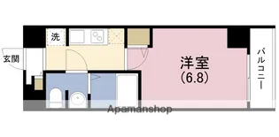 カインド四貫島【3階】の間取り