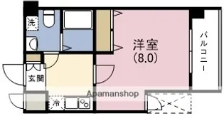 S−FORT西九条(旧 コンフィデンスシティ−ウエスト)【6階】の間取り