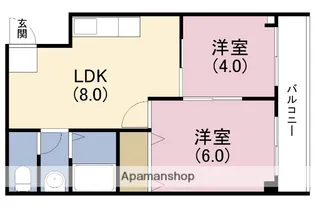 大阪府大阪市此花区春日出中1丁目【マンション】の間取り