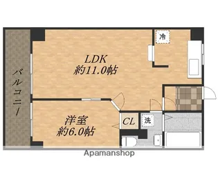 大阪府大阪市此花区春日出中1丁目【マンション】の間取り