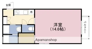 メープル大和田【1階】の間取り