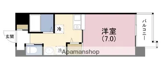 エナブル塚本【6階】の間取り