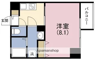 プランドール福島レジデンス【10階】の間取り