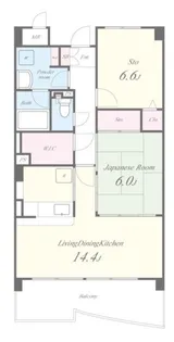 エバーグレイス【2階】の間取り