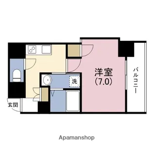 レグゼスタ福島【8階】の間取り