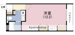 レジュールアッシュ福島【10階】の間取り