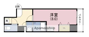 WINGS西九条【4階】の間取り