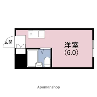 グランドハイツ野田【6階】の間取り