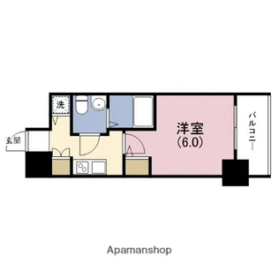 アドバンス西梅田ラシュレ【14階】の間取り
