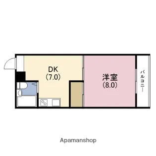 カーサベルデ【1階】の間取り