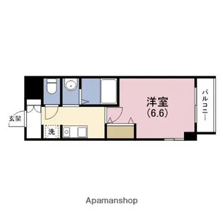 大阪府大阪市福島区福島3丁目【マンション】の間取り