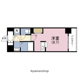 アドバンス西梅田Ⅱ【10階】の間取り