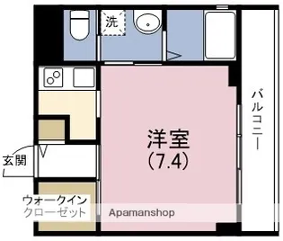 レジュールアッシュ梅田WEST【11階】の間取り