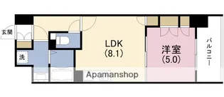 大拓ハイツ22【1階】の間取り