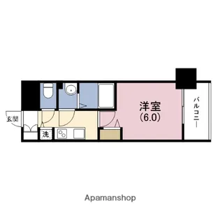 プレサンス福島ニューゲート【8階】の間取り