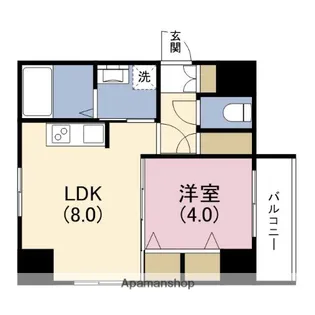 福島プライマリーワン【2階】の間取り