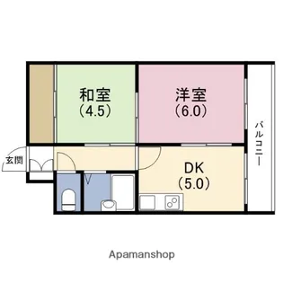 ブリリアンマンション【9階】の間取り