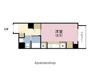 シティサイドステージ福島【4階】の間取り