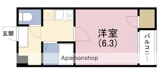 プレミアム福島【6階】の間取り