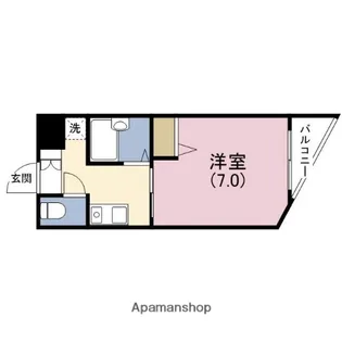 ヌーベル福島【3階】の間取り