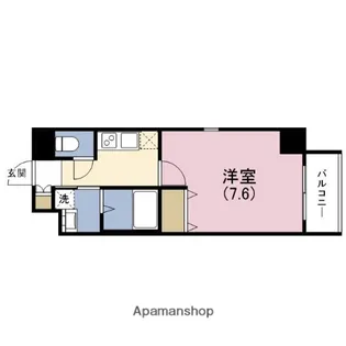 ファーストフィオーレ大阪ウエスト【6階】の間取り