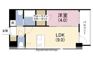 エスリード福島ブレイブ【8階】の間取り