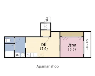ノイヴェル此花【2階】の間取り