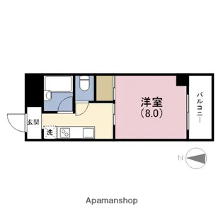 レクシア西九条【2階】の間取り