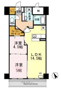 COCO MARINI【4階】の間取り