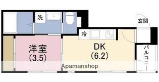 ハーモニーテラス千舟2【3階】の間取り