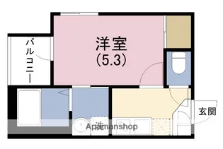 サンクチュアリ姫嶋【2階】の間取り