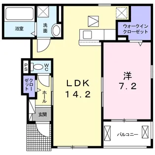 エスポワール【1階】の間取り