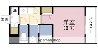 セオリー大阪フルール【4階】の間取り