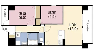 SHIPS NISHIKUJO【1階】の間取り