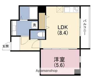 プライムコート西九条【3階】の間取り