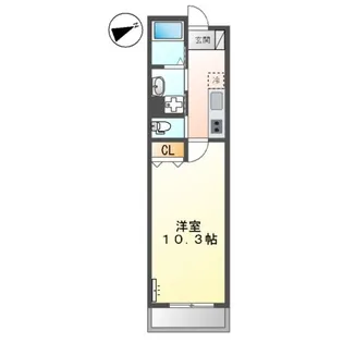 ル・ブリランテ【4階】の間取り