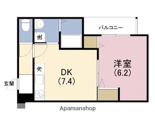 フジパレス塚本Ⅴ番館【1階】の間取り