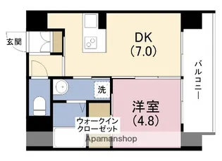 コスモリード大阪福島(レジュールアッシュOSAKA福島)【9階】の間取り