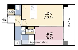プレサンス福島ミッドエル【11階】の間取り