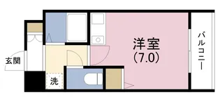 L−FLORA此花【4階】の間取り