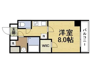 SPコート大阪城東【8階】の間取り